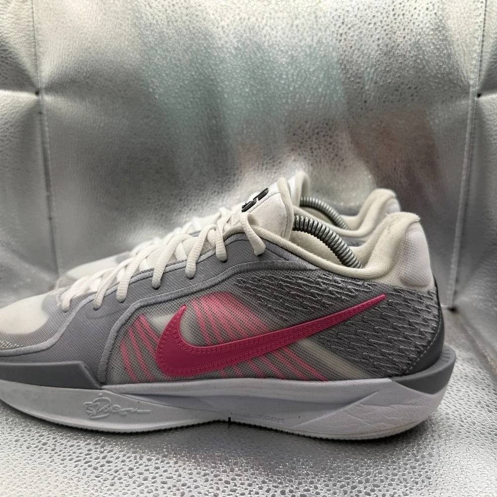 Size 10.5 Nike Sabrina 2 Flowers White-Cement Womens Athletic Shoes FQ2174-100‎